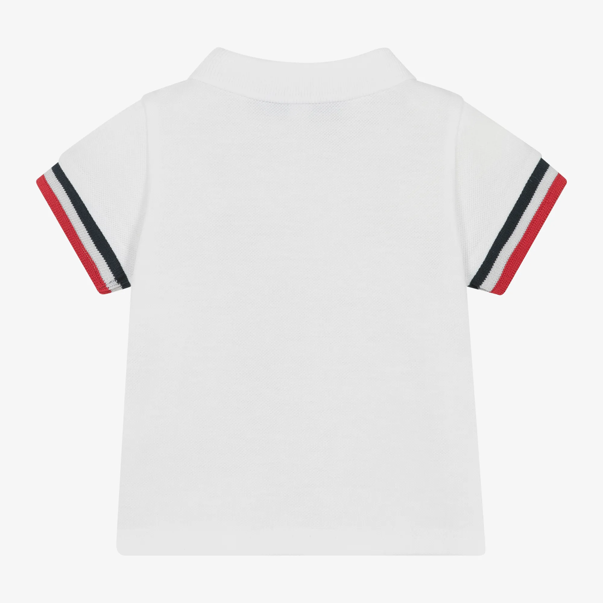 White Cotton Baby Polo Shirt