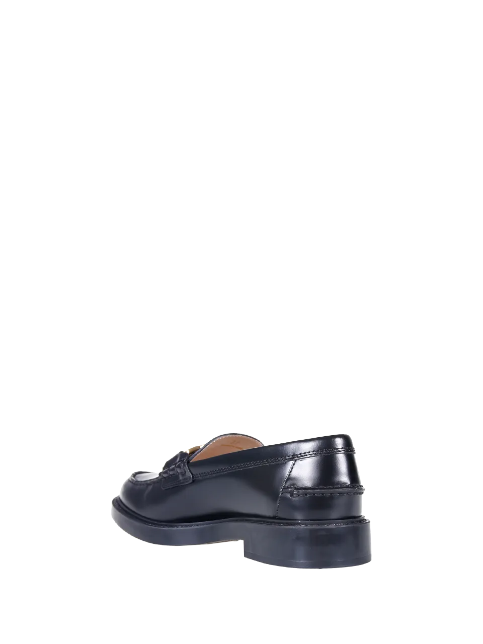 WOMAN TOD'S BLACK LEATHER LOAFER