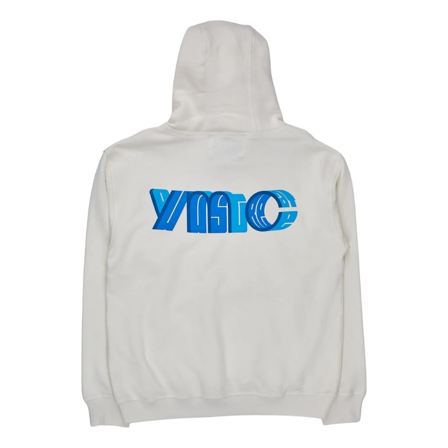 YMC White 3D Logo Hoody