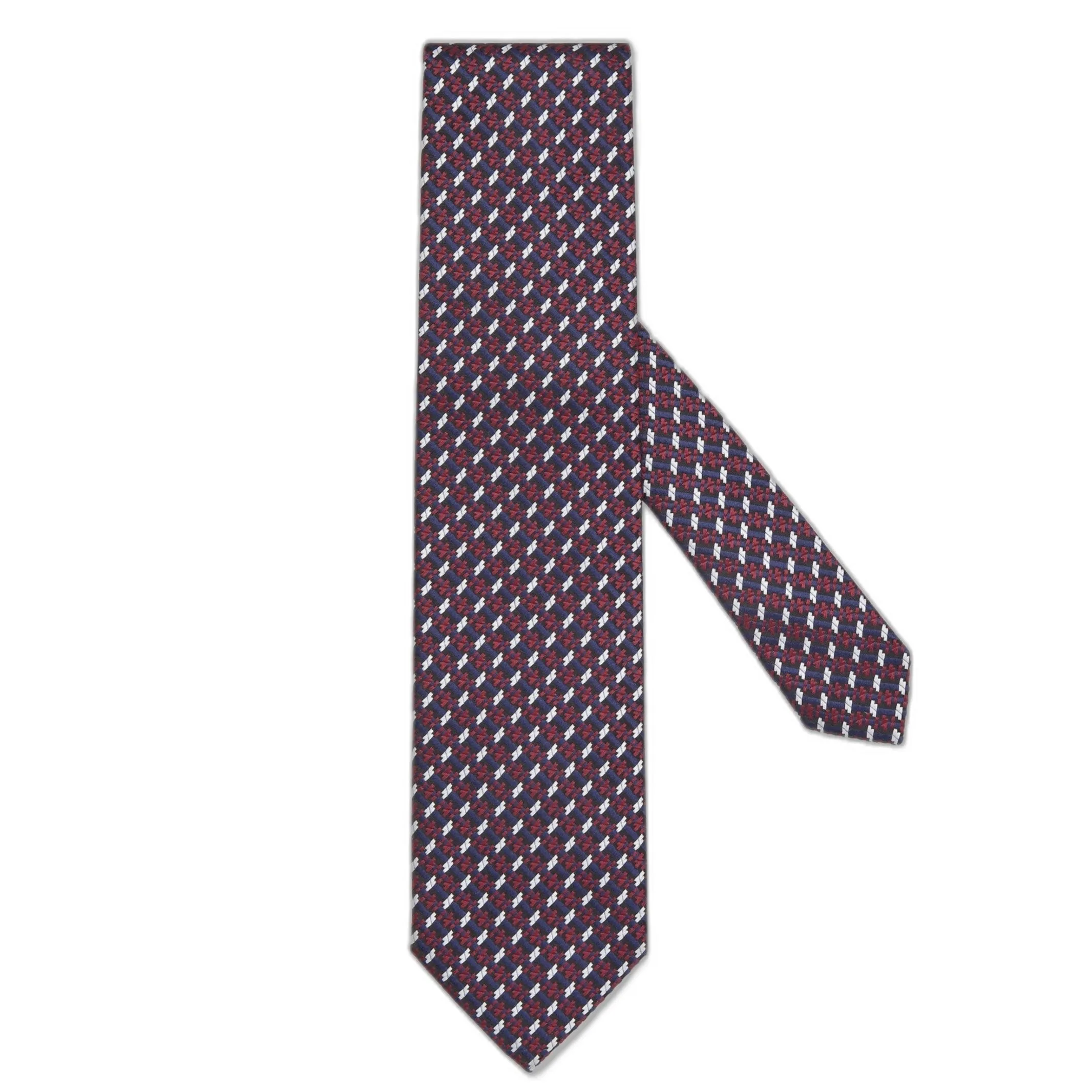 Zegna Burgundy Jacquard Tie