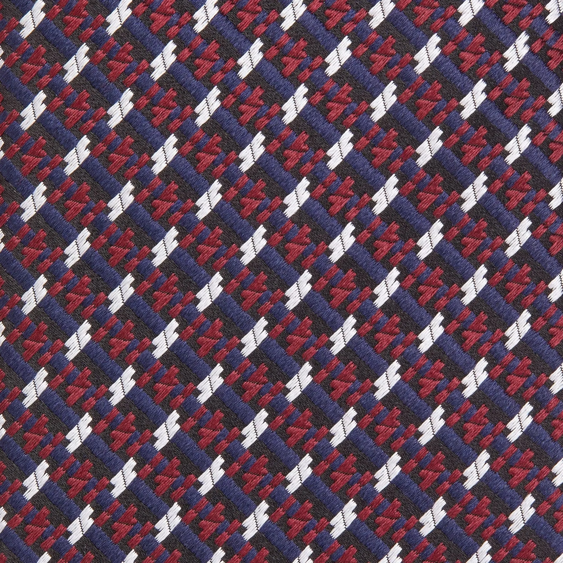 Zegna Burgundy Jacquard Tie