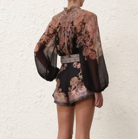 Zimmermann ILLUSTRATION BILLOW BLOUSE